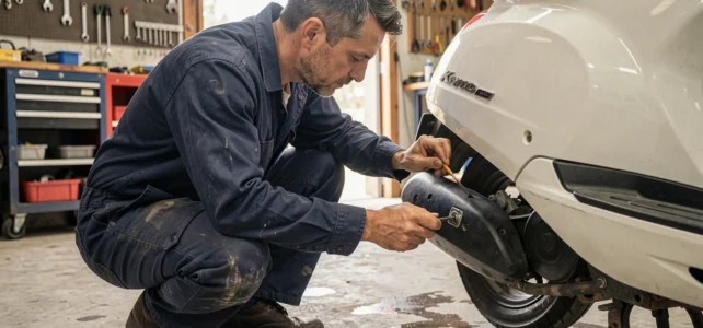 Astuces pratiques pour ouvrir le coffre d’un scooter Kymco sans clé facilement Astuces pratiques pour ouvrir le coffre d’un scooter Kymco sans clé facilement